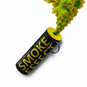 Yellow Ring Pull Smoke Grenade