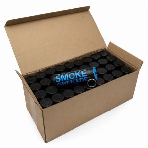 50 Blue Ring Pull Smoke Grenades