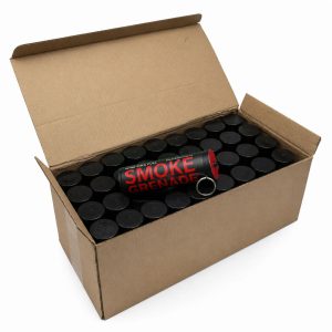 50 Red Ring Pull Smoke Grenades